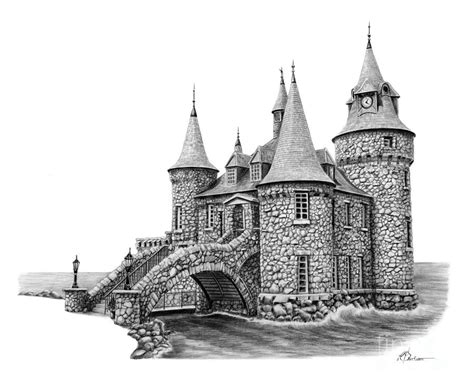 easy drawing castle|pencil sketches of castles.